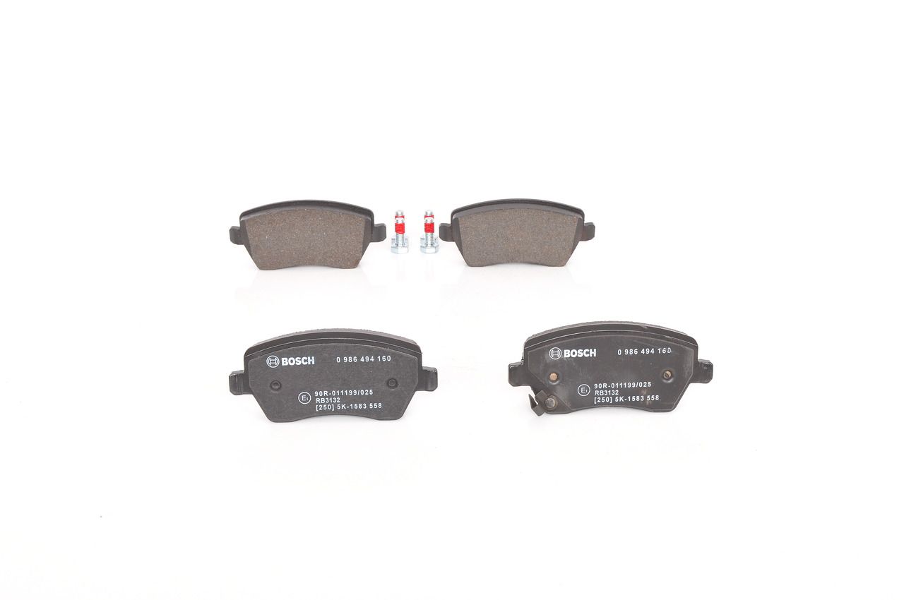 BOSCH 0 986 494 160 - Bremsbelagsatz, Scheibenbremse