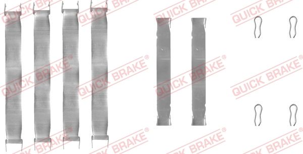 QUICK BRAKE 109-0937 - Zubehörsatz, Scheibenbremsbelag