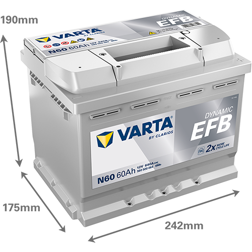 VARTA 560500064K262 - Starterbatterie