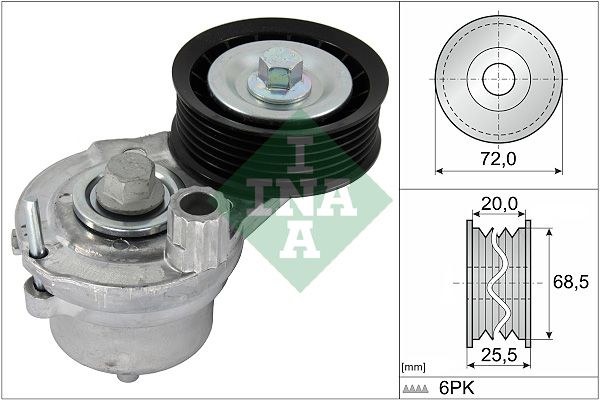 Schaeffler INA 534 0703 10 - Riemenspanner, Keilrippenriemen