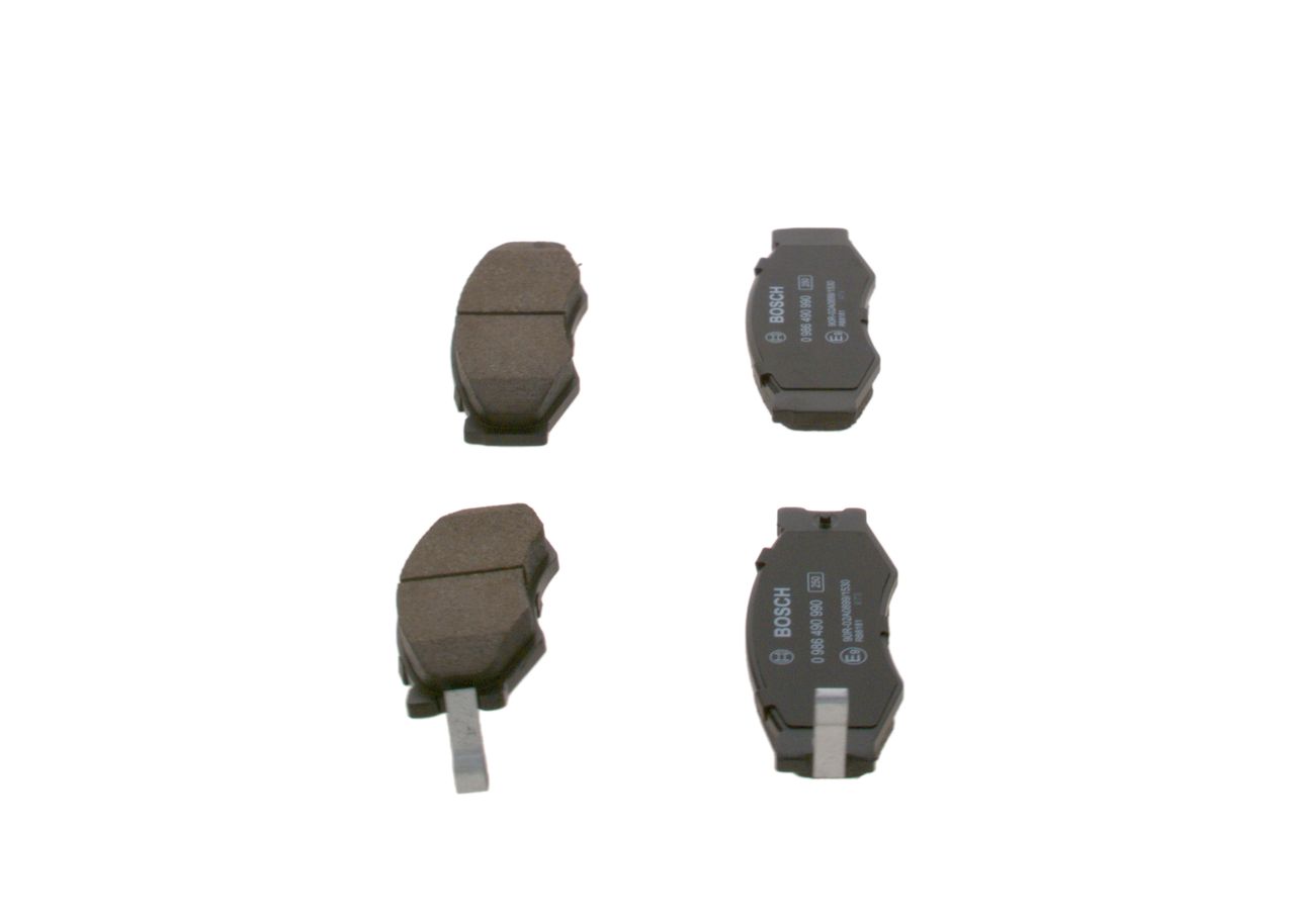 BOSCH 0 986 490 990 - Bremsbelagsatz, Scheibenbremse