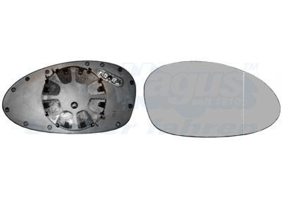 VAN WEZEL 0657836 - Spiegelglas, Außenspiegel