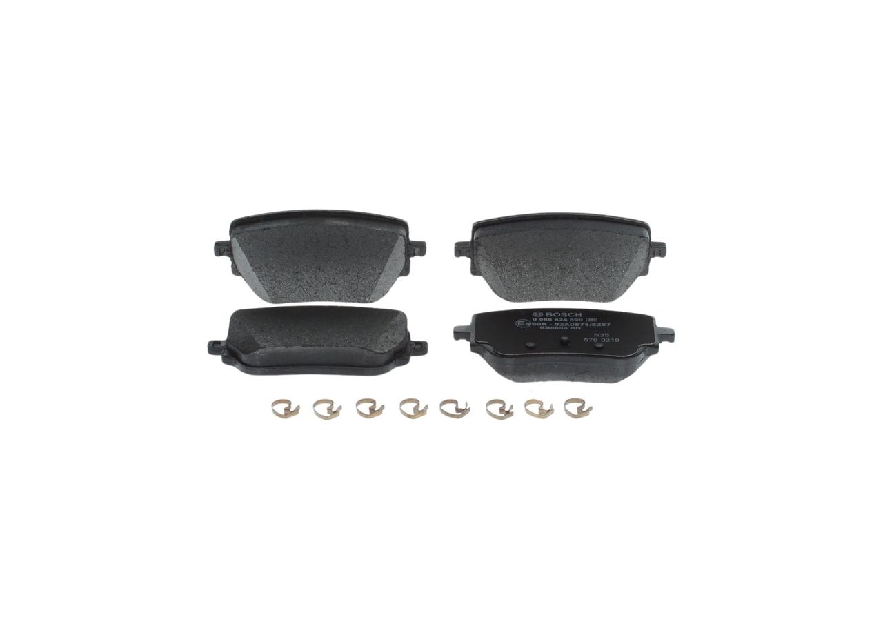 BOSCH 0 986 424 890 - Bremsbelagsatz, Scheibenbremse