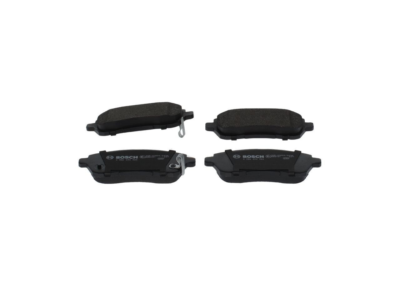 BOSCH 0 986 494 904 - Bremsbelagsatz, Scheibenbremse