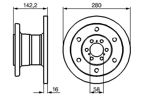 BOSCH 0 986 478 649 - Bremsscheibe