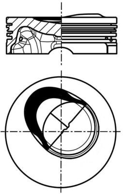 MAHLE 028 PI 00130 000 - Kolben