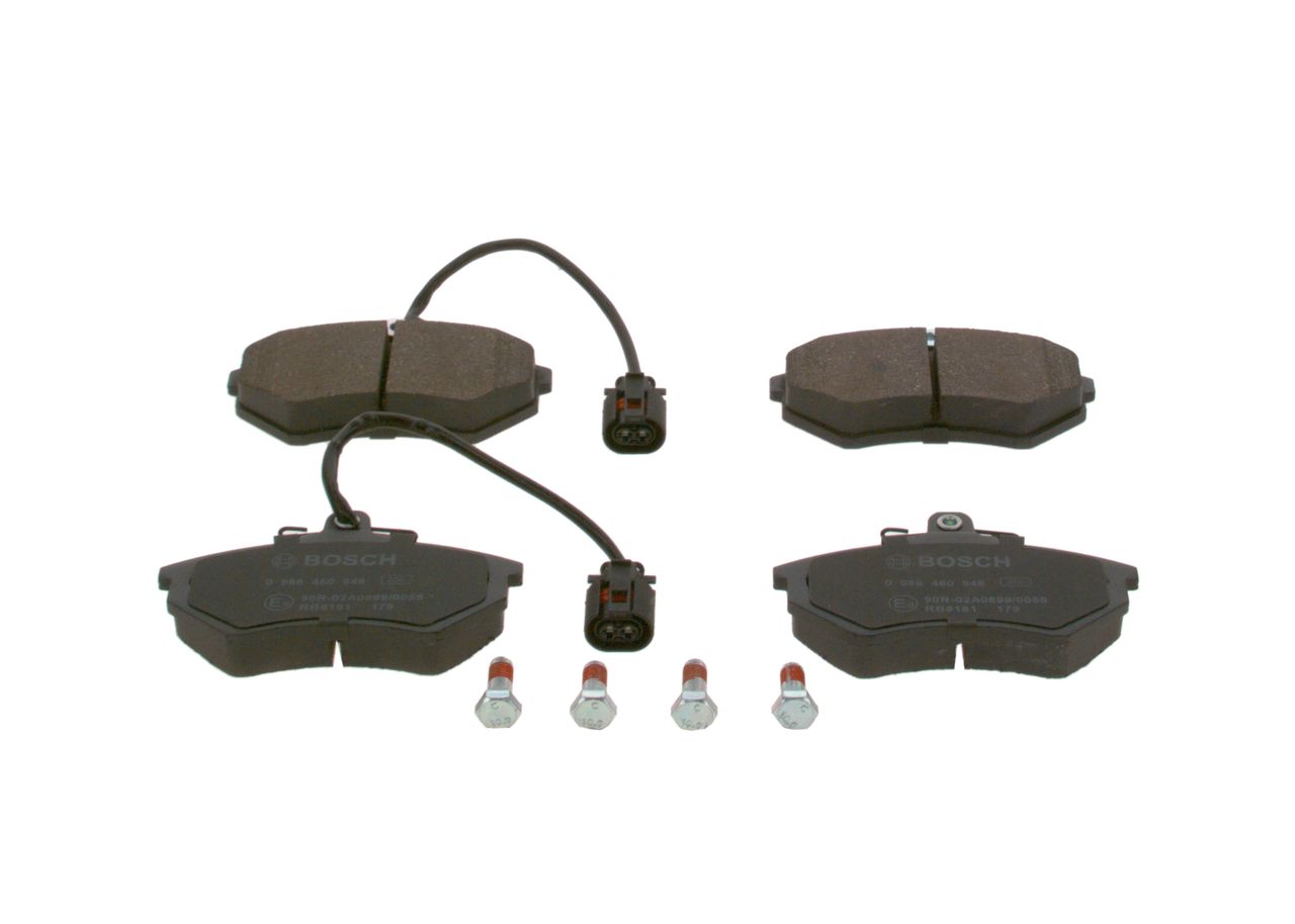 BOSCH 0 986 460 948 - Bremsbelagsatz, Scheibenbremse