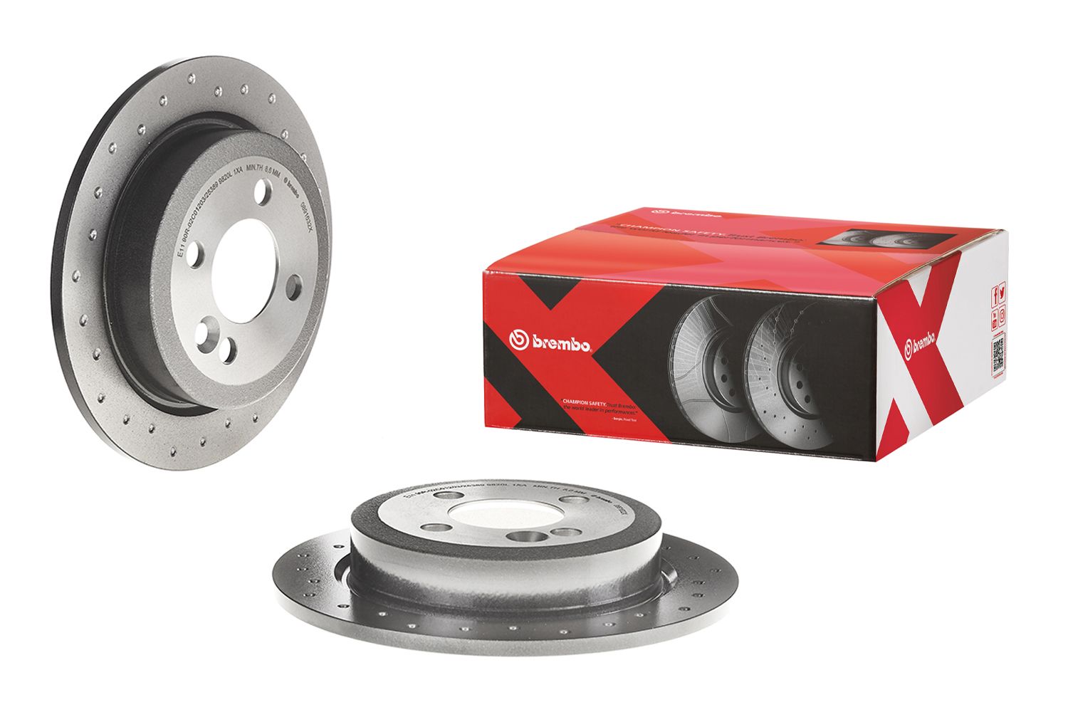 BREMBO 08.9163.2X - Bremsscheibe
