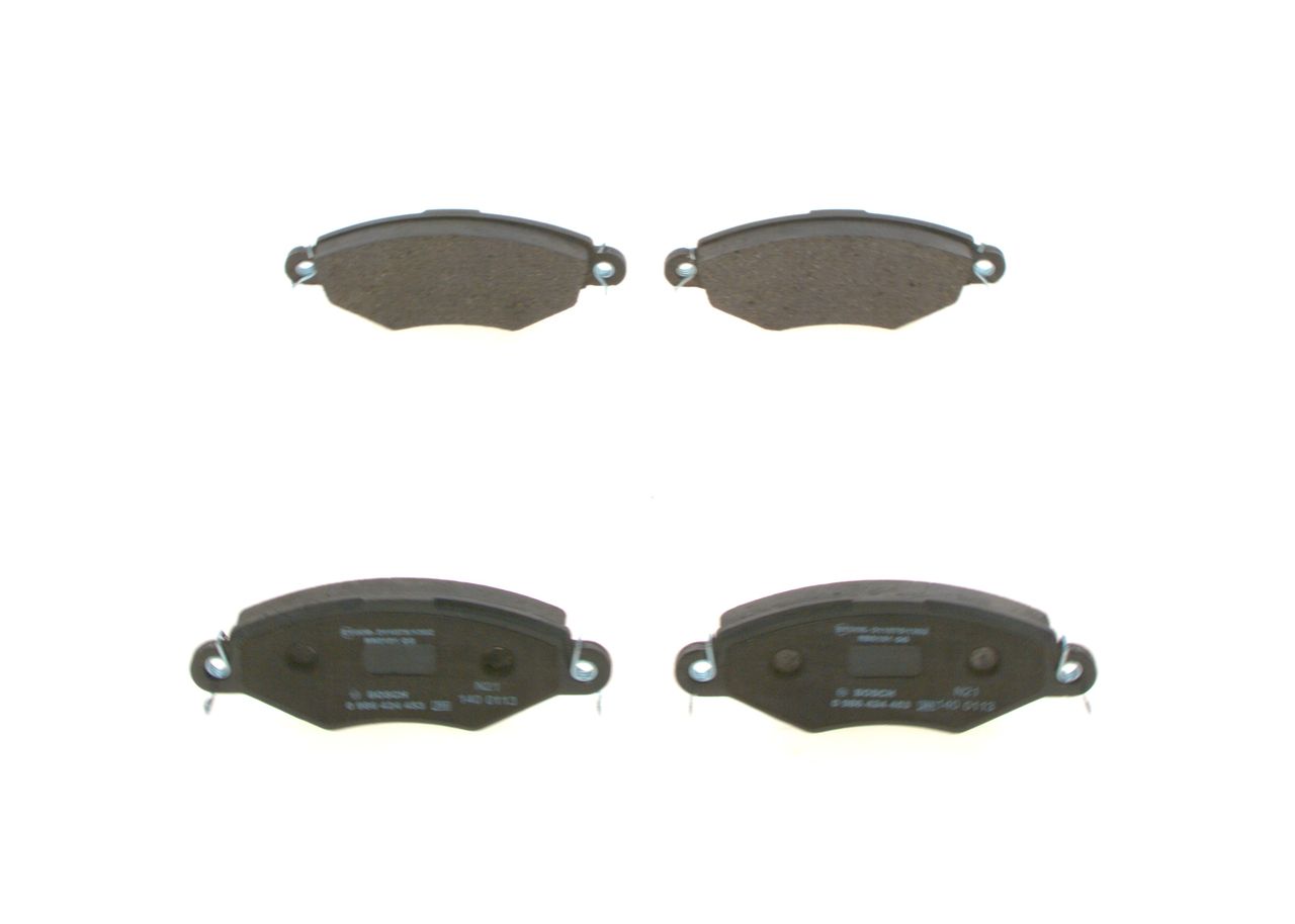 BOSCH 0 986 424 453 - Bremsbelagsatz, Scheibenbremse