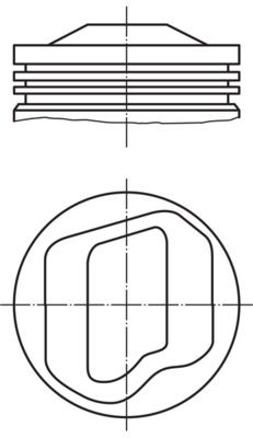 MAHLE 082 75 00 - Kolben