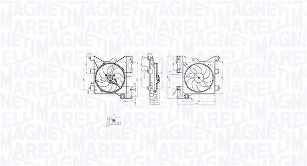 MAGNETI MARELLI 069422852010 - Lüfter, Motorkühlung