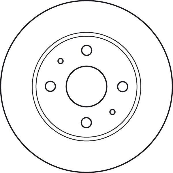 TRW DF4887 - Bremsscheibe