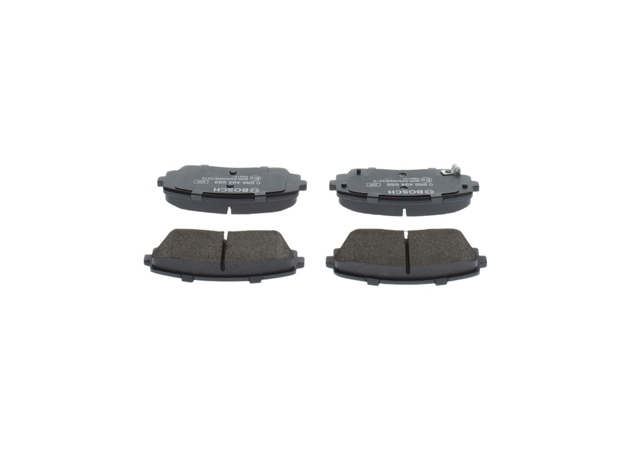 BOSCH 0 986 494 688 - Bremsbelagsatz, Scheibenbremse