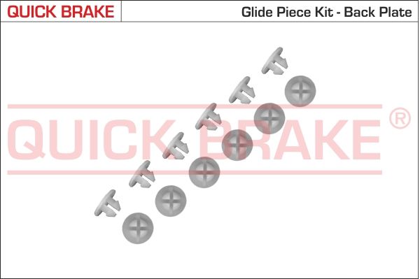 QUICK BRAKE 6859K - Zubehörsatz, Bremsbacken