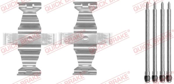 QUICK BRAKE 109-1643 - Zubehörsatz, Scheibenbremsbelag