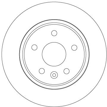 TRW DF6846 - Bremsscheibe