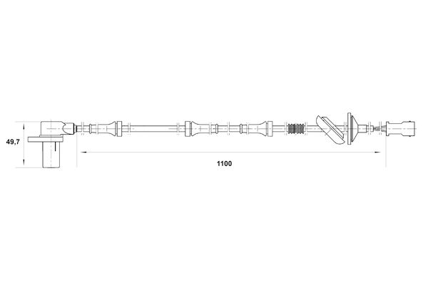 BOSCH 0 265 006 584 - Sensor, Raddrehzahl