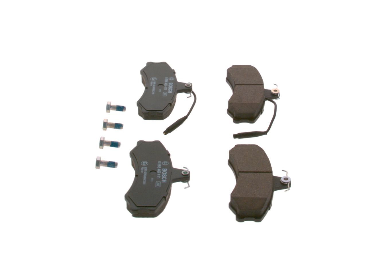 BOSCH 0 986 467 411 - Bremsbelagsatz, Scheibenbremse