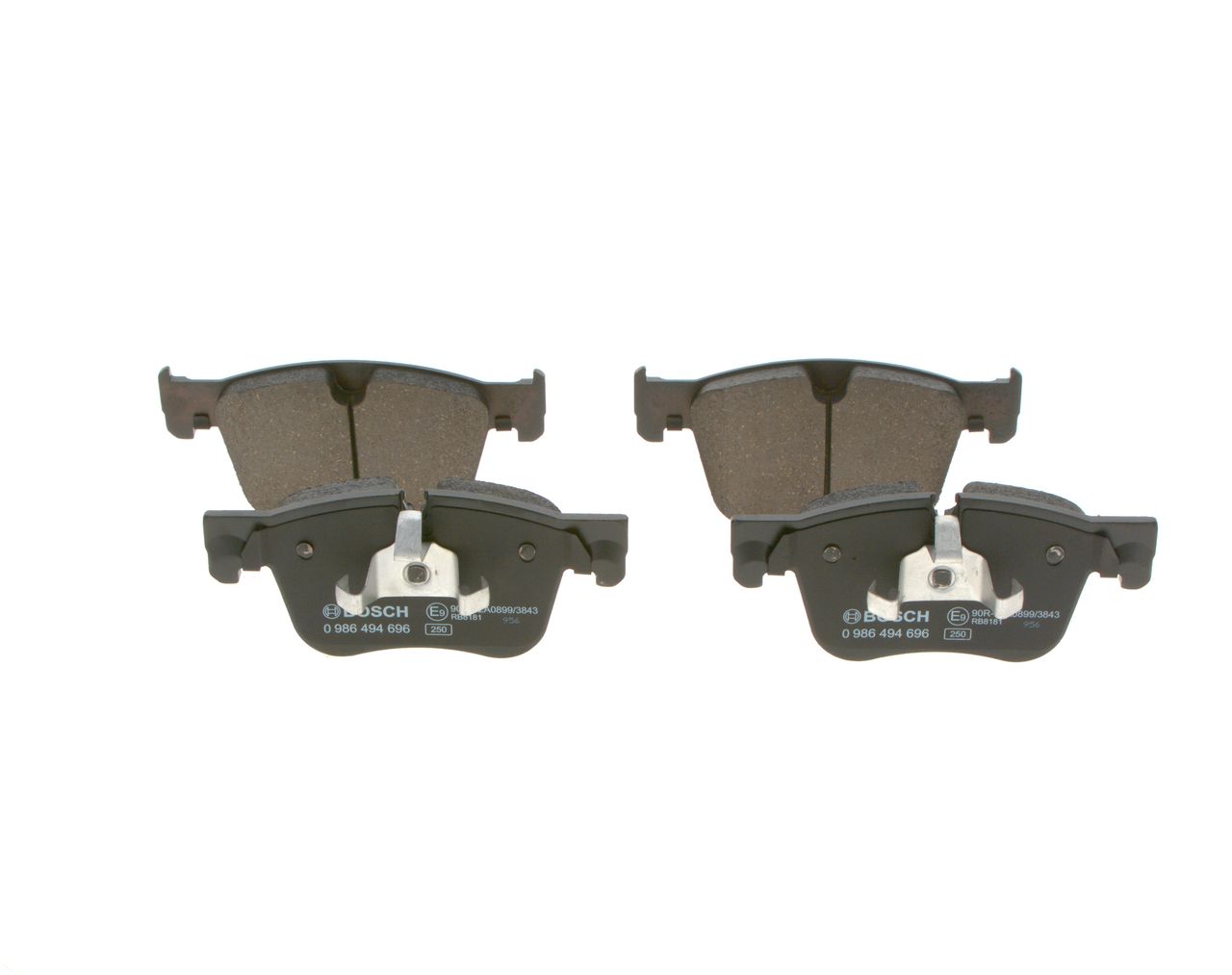BOSCH 0 986 494 696 - Bremsbelagsatz, Scheibenbremse