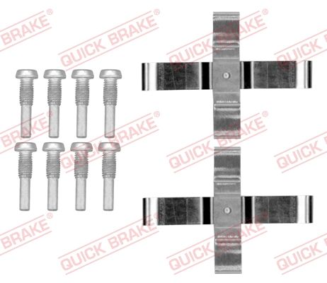 QUICK BRAKE 109-0220 - Zubehörsatz, Scheibenbremsbelag