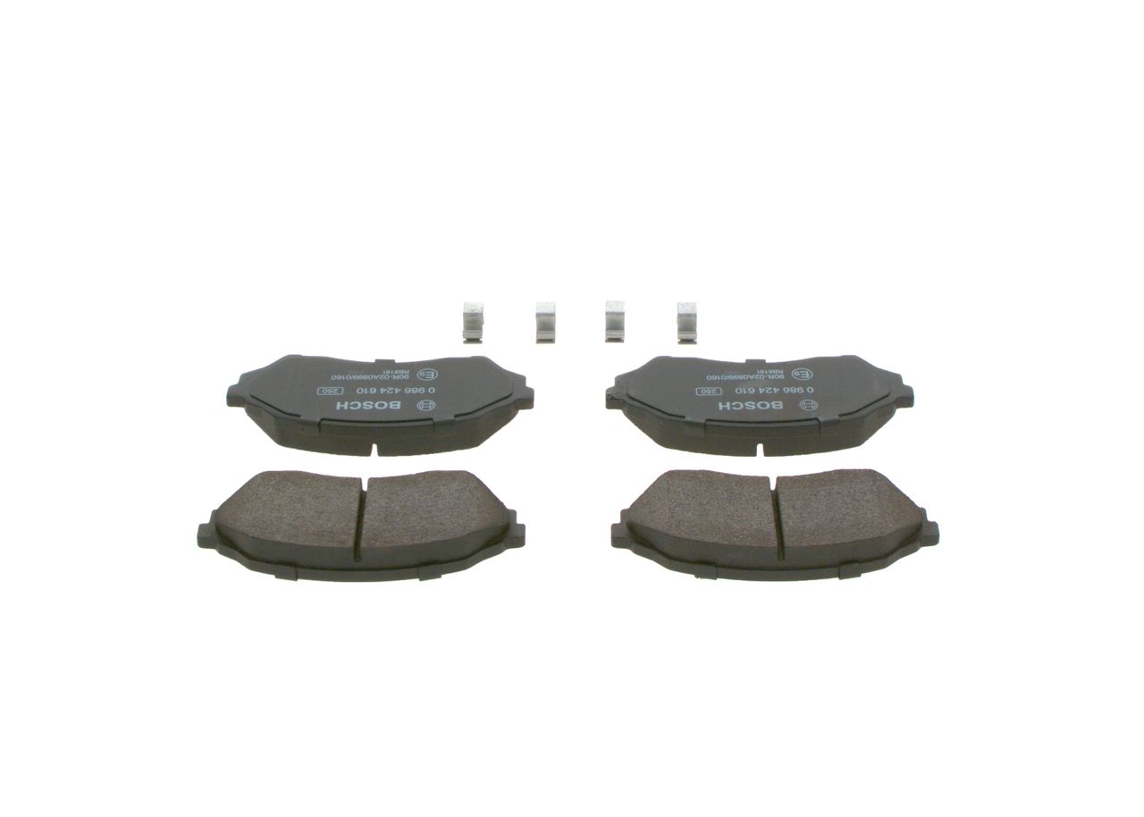 BOSCH 0 986 424 610 - Bremsbelagsatz, Scheibenbremse