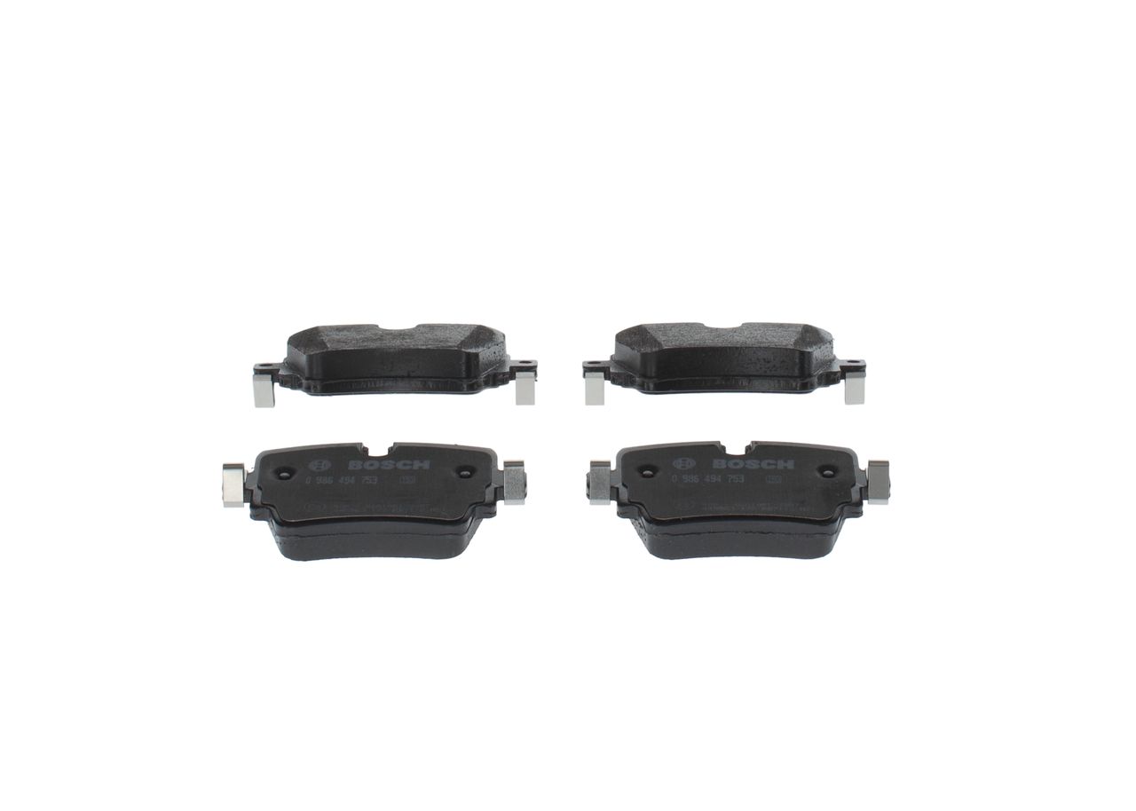 BOSCH 0 986 494 753 - Bremsbelagsatz, Scheibenbremse