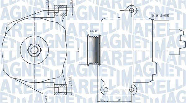 MAGNETI MARELLI 063731766010 - Generator