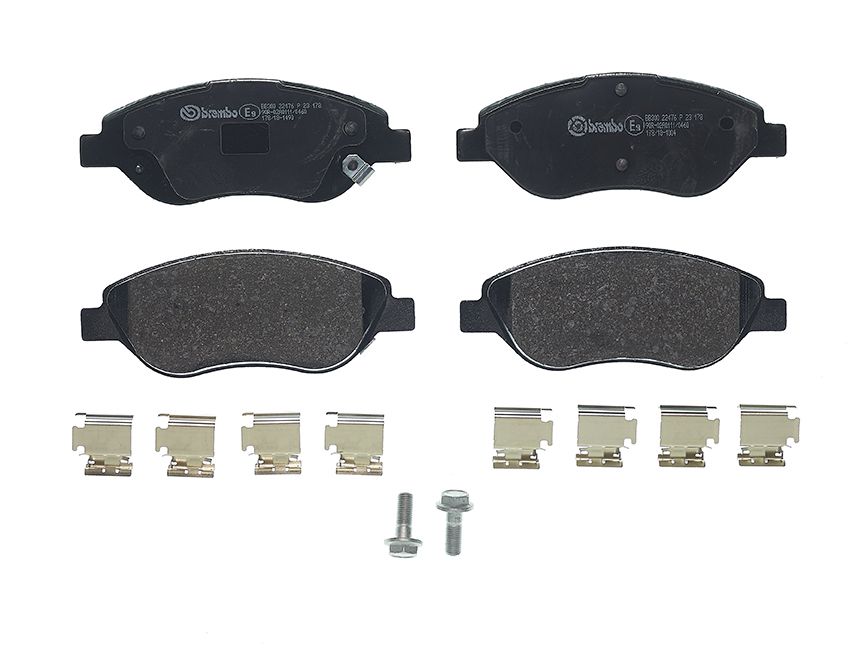 BREMBO P 23 178 - Bremsbelagsatz, Scheibenbremse