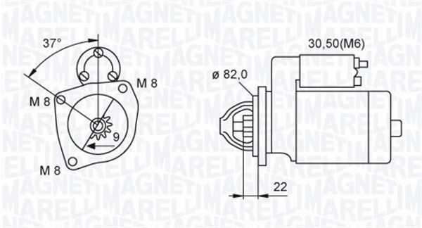 MAGNETI MARELLI 063721449010 - Starter