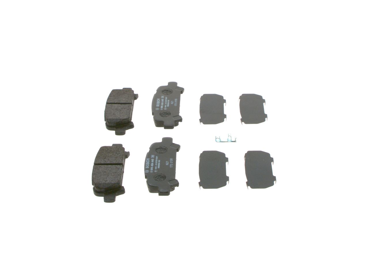 BOSCH 0 986 494 445 - Bremsbelagsatz, Scheibenbremse