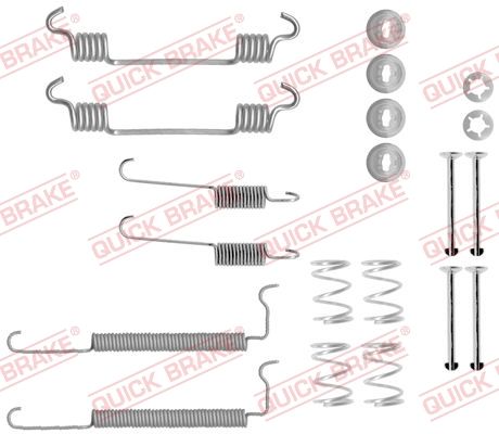 QUICK BRAKE 105-0710 - Zubehörsatz, Bremsbacken