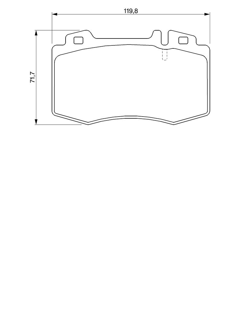 BOSCH 0 986 494 012 - Bremsbelagsatz, Scheibenbremse