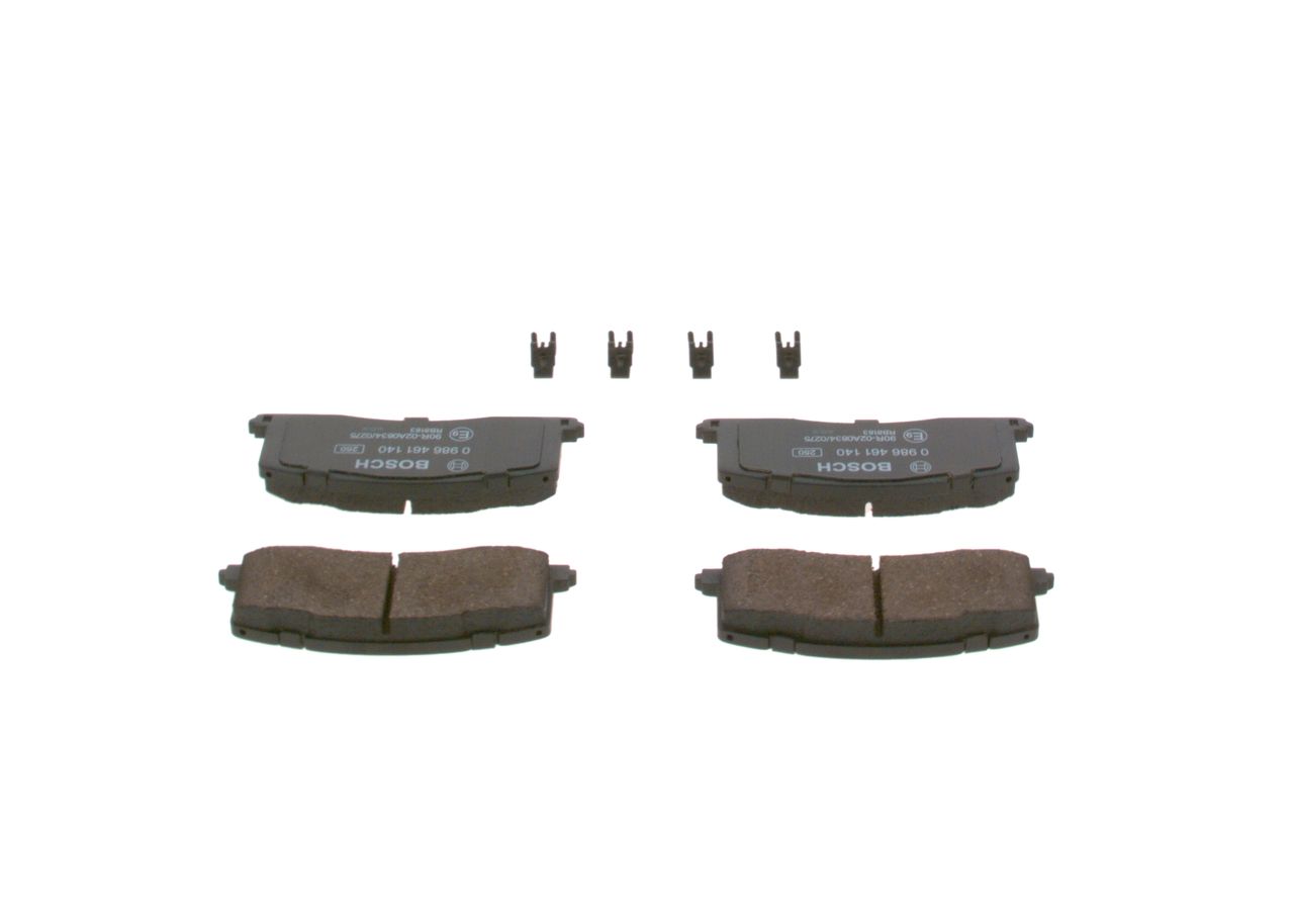 BOSCH 0 986 461 140 - Bremsbelagsatz, Scheibenbremse