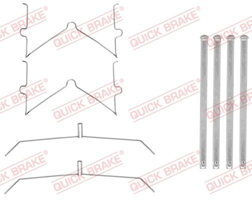 QUICK BRAKE 109-0003 - Zubehörsatz, Scheibenbremsbelag