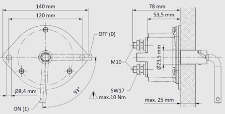 BOSCH 0 341 003 006 - Hauptschalter, Batterie