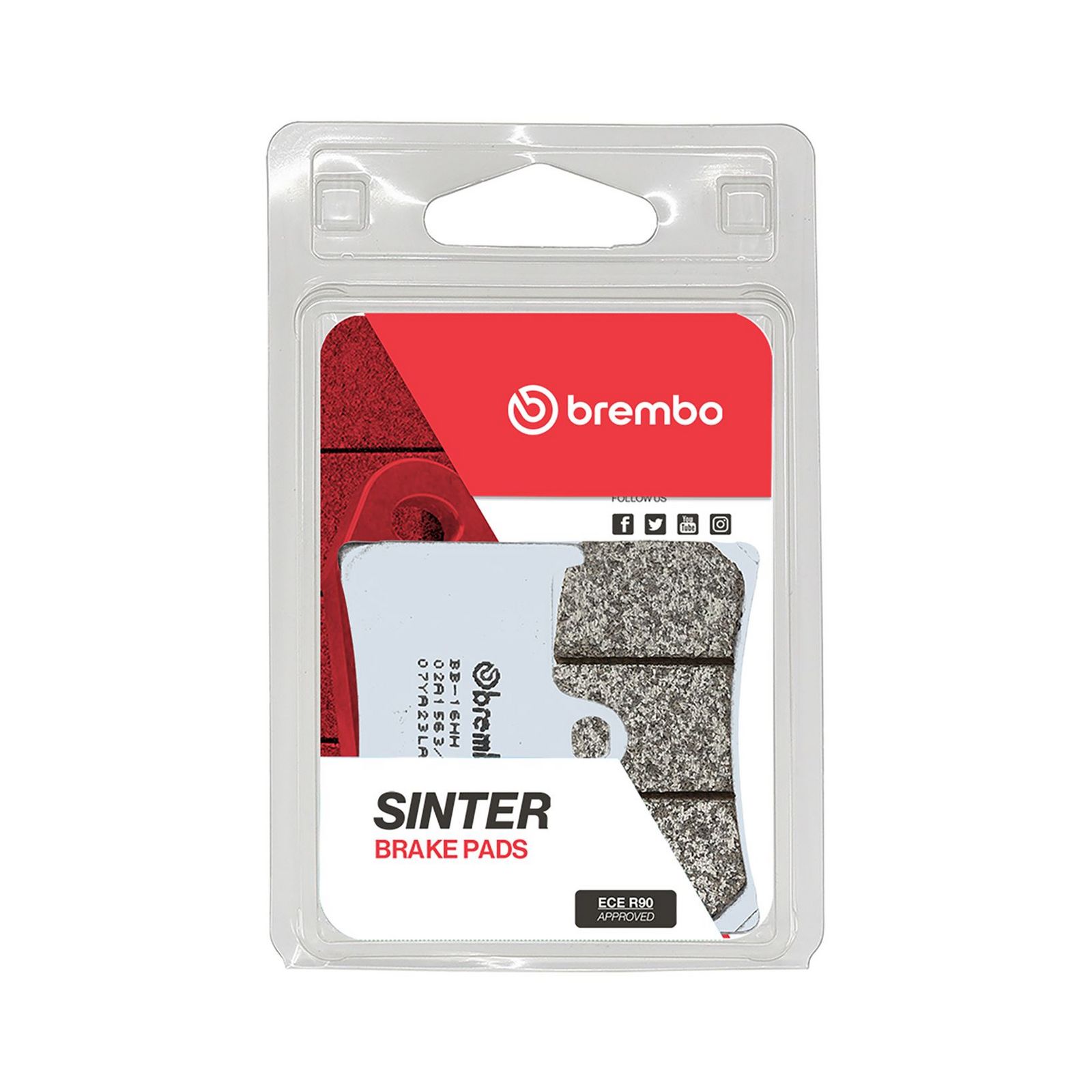 BREMBO 07YA23LA - Bremsbelagsatz, Scheibenbremse