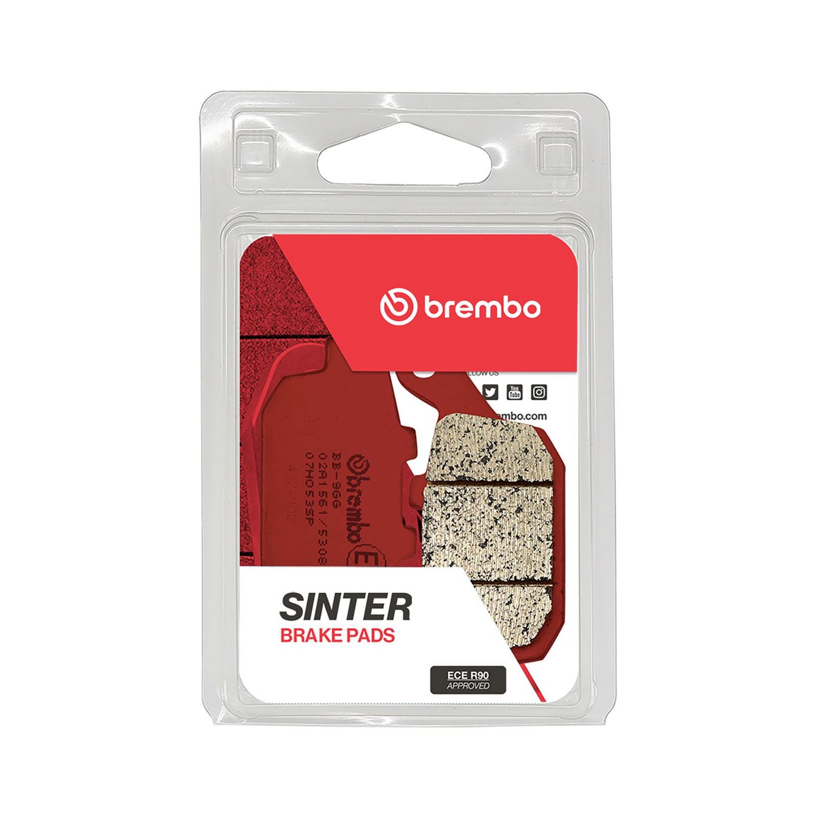 BREMBO 07HO53SP - Bremsbelagsatz, Scheibenbremse