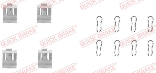 QUICK BRAKE 109-1055 - Zubehörsatz, Scheibenbremsbelag