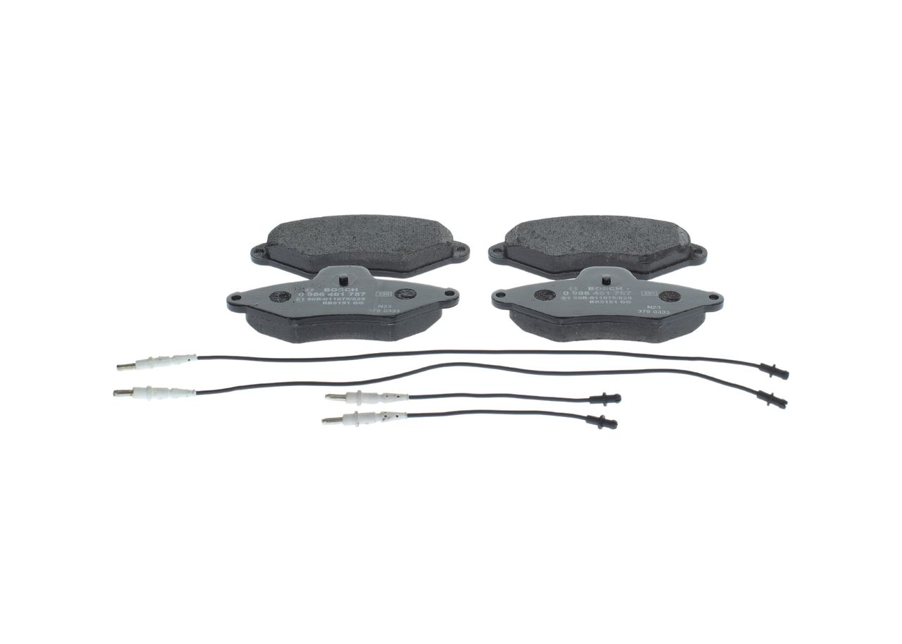 BOSCH 0 986 461 757 - Bremsbelagsatz, Scheibenbremse