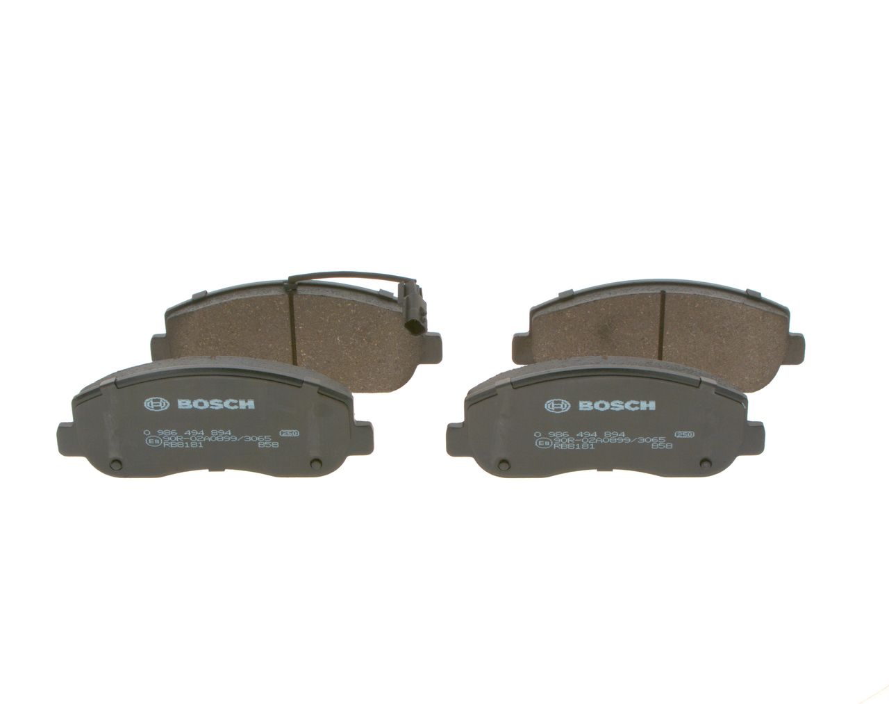 BOSCH 0 986 494 894 - Bremsbelagsatz, Scheibenbremse