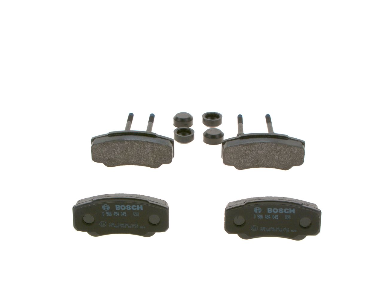 BOSCH 0 986 494 049 - Bremsbelagsatz, Scheibenbremse