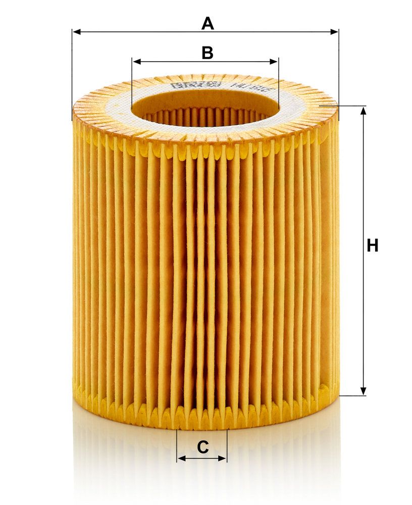 MANN-FILTER HU 816 x - Ölfilter