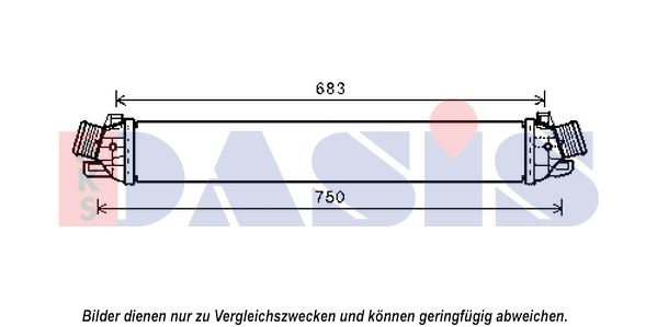 AKS DASIS 027004N - Ladeluftkühler