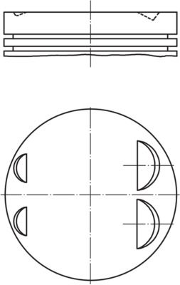 MAHLE 083 07 00 - Kolben