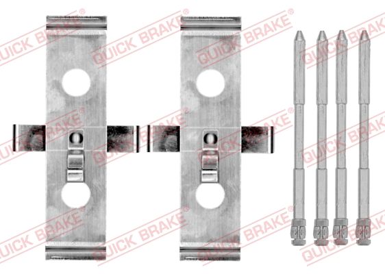 QUICK BRAKE 109-0136 - Zubehörsatz, Scheibenbremsbelag