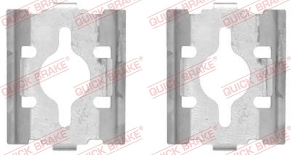 QUICK BRAKE 109-1600 - Zubehörsatz, Scheibenbremsbelag
