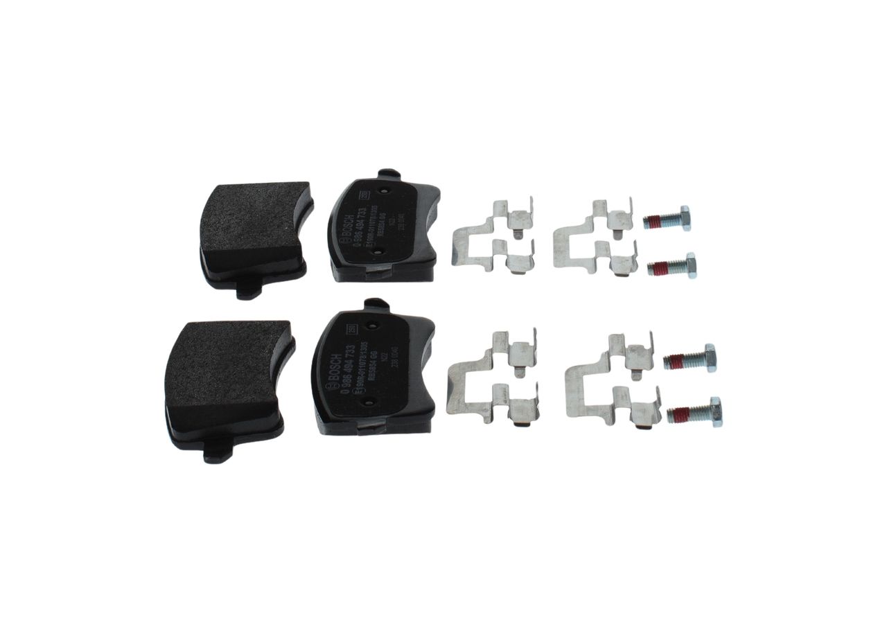 BOSCH 0 986 494 733 - Bremsbelagsatz, Scheibenbremse