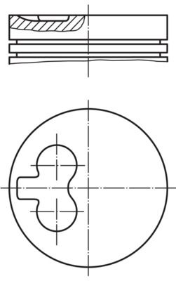 MAHLE 008 06 00 - Kolben