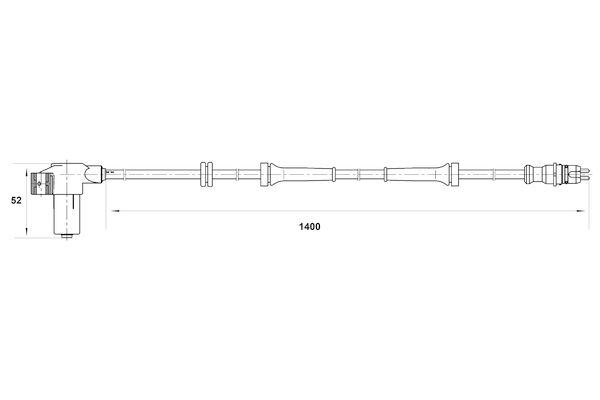 BOSCH 0 265 006 427 - Sensor, Raddrehzahl