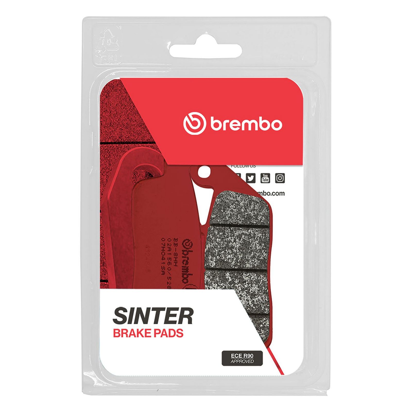 BREMBO 07HO41SA - Bremsbelagsatz, Scheibenbremse